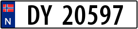 Truck License Plate